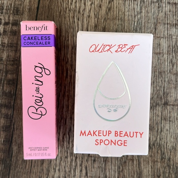 NEW Make Up Bundle Concealer, Beauty Blender, Eye Shadow, Sponge, Butterfly Bag - Picture 8 of 16